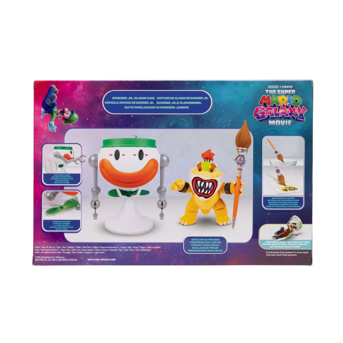 Nintendo Super Mario2 Movie Fig Pack - Bowser Jr. & Clown Car