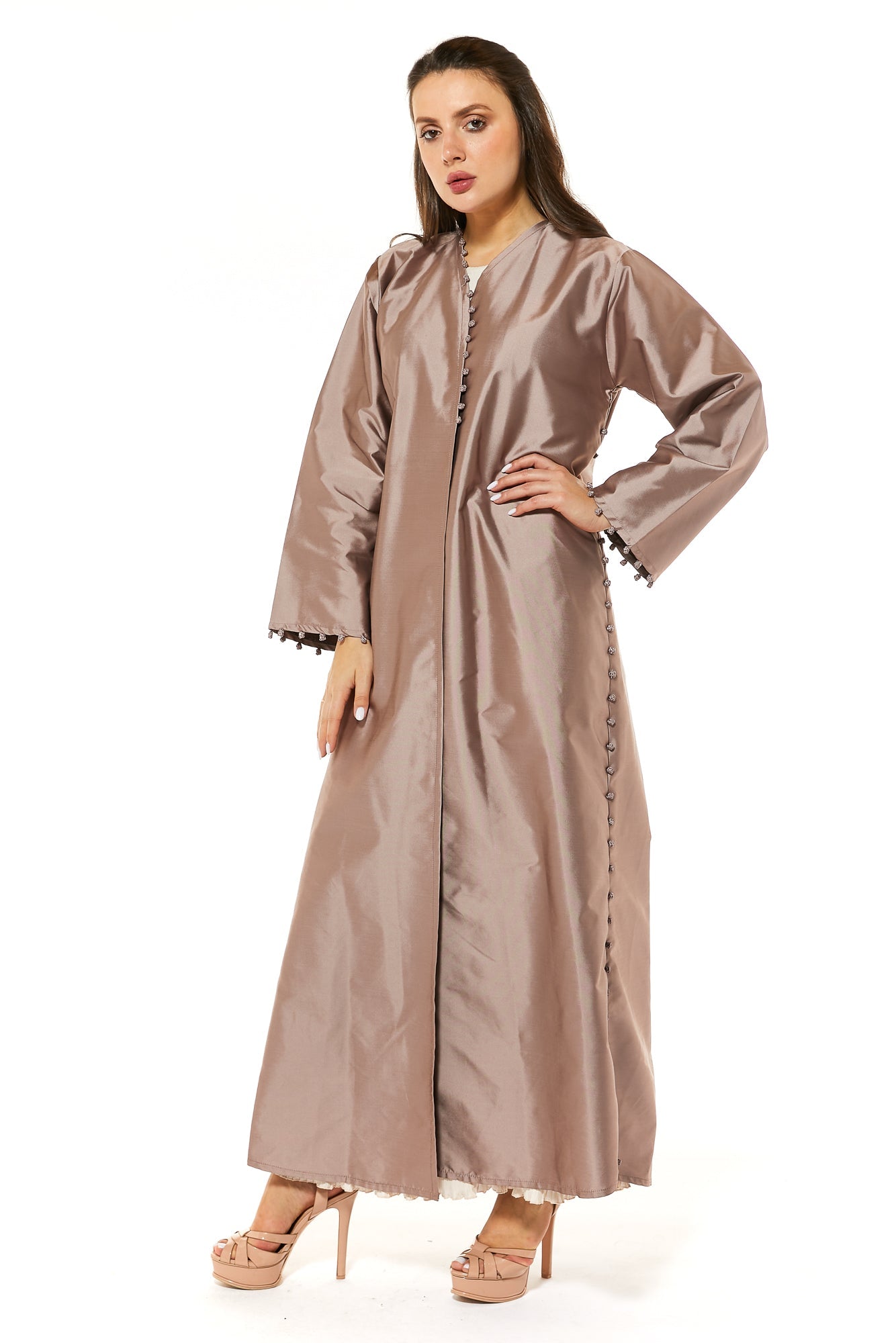MOiSTREET Silk Abaya