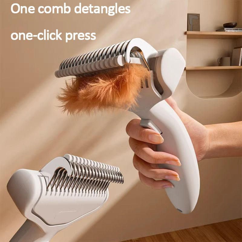 Cats Grooming Massage Comb Grooming Massage Hair Remover Pet Comb