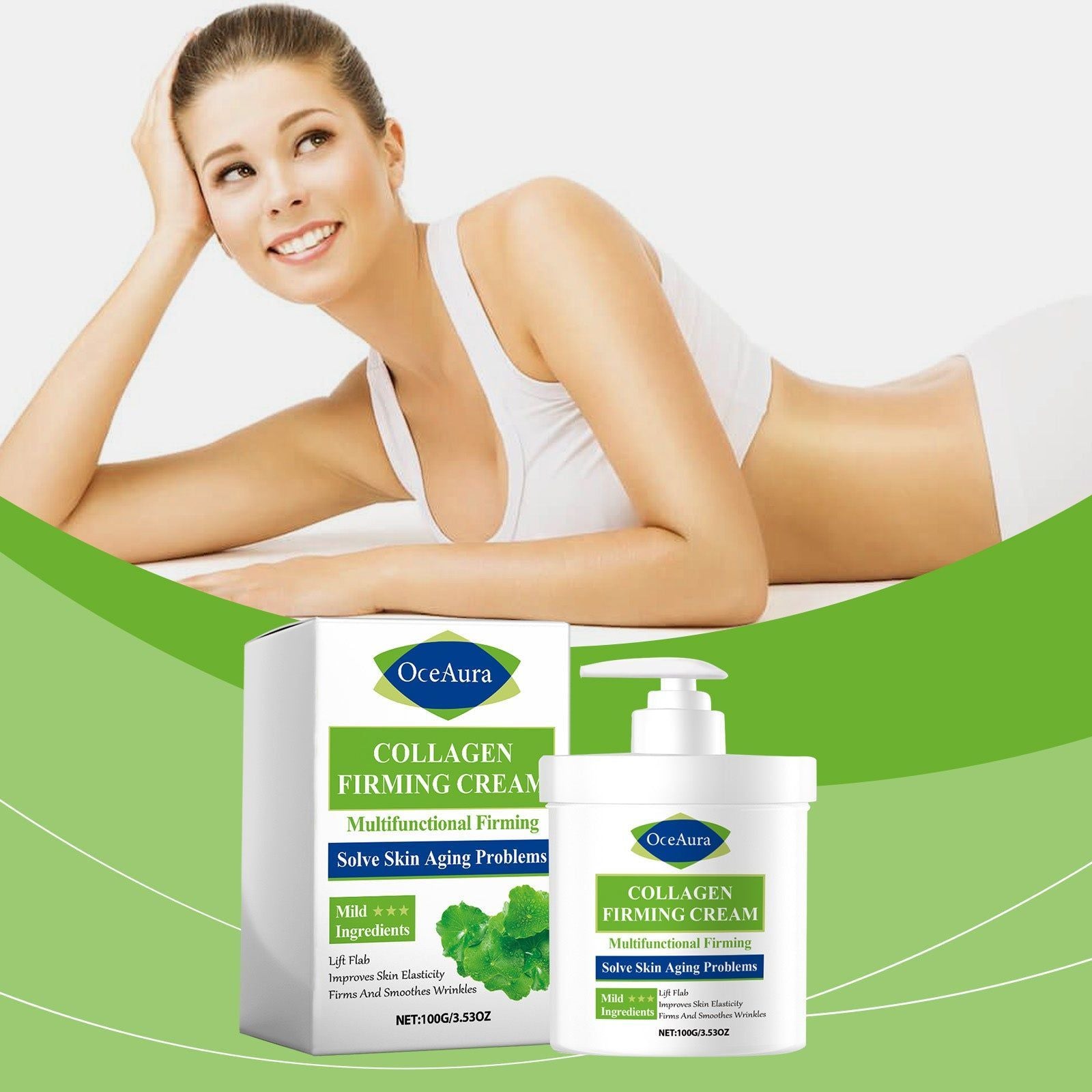 Collagen Cream, Deep Moisturizing, Brightening, Anti-Aging, Skin Rejuvenation ,100g