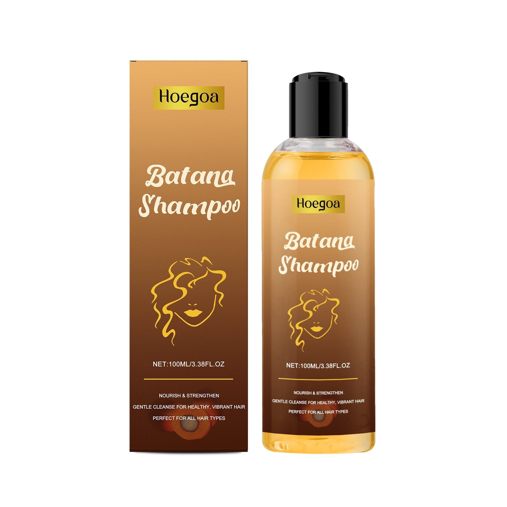 Batana Hair Care Shampoo, Gentle Hair Cleaning, Nourishing Moisture, Scalp Refresh ,100ml