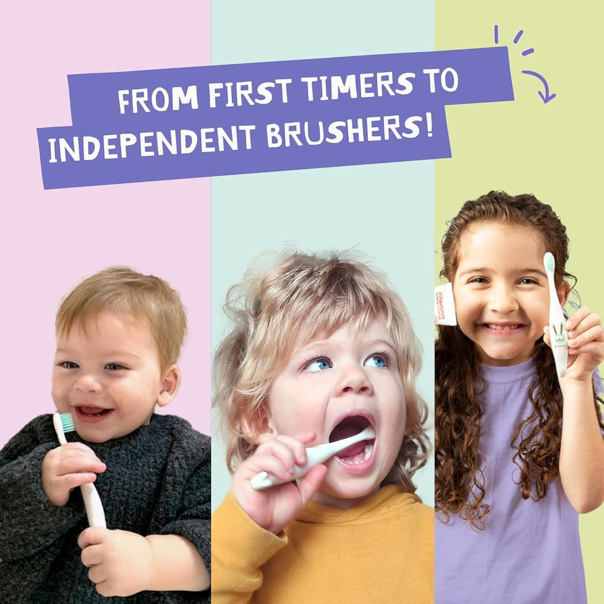 Jack N' Jill Kids Toothbrush Assorted