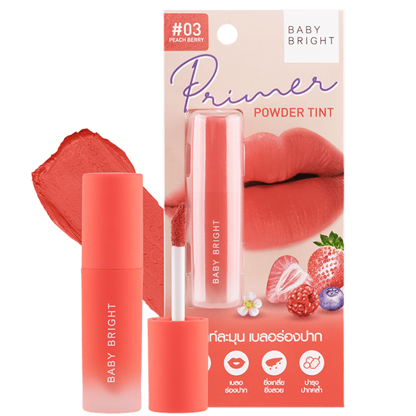 PRIMER POWDER TINT 2.4G BABY BRIGHT (M) #03 PEACH BERRY