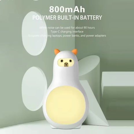 White Noise Sound Machine Sleep Monitor Sleep Aid Intelligent Timed Night Light