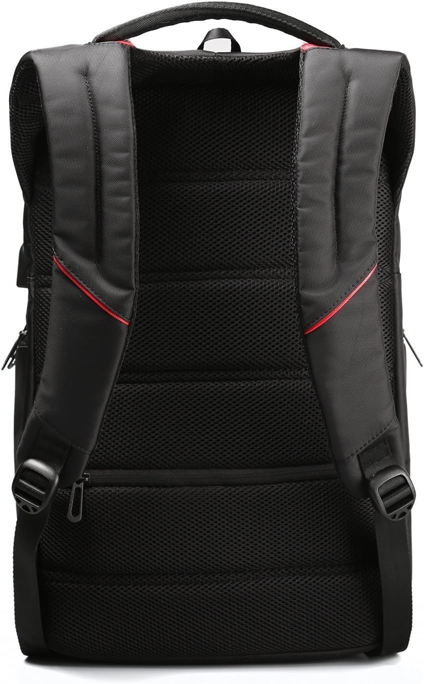 Men Laptop Backpack Water Resistant Anti Theft Business Bag with USB Charging Port
