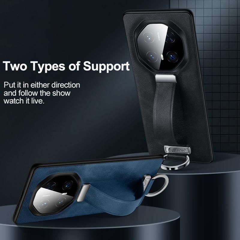PC Hybrid PU Texture Case For Huawei Mate 70 RS Ultimate