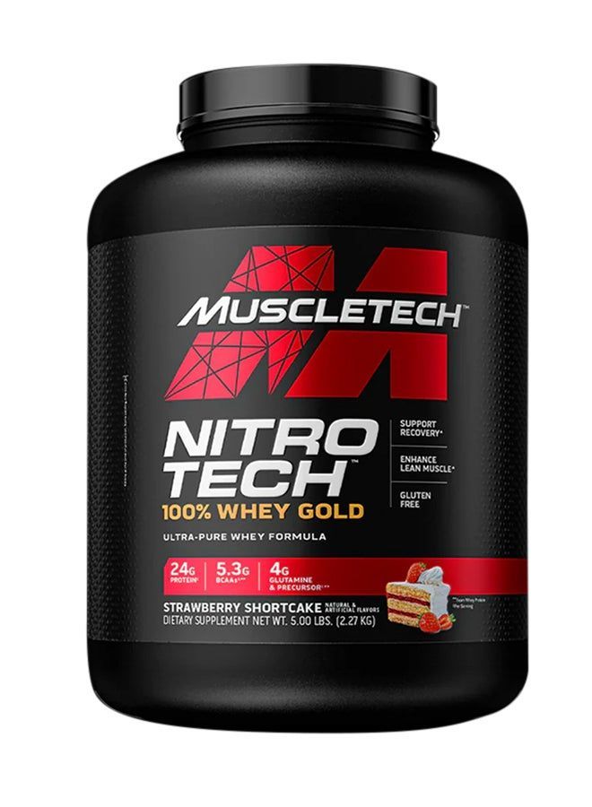 MT NITRO TECH WHEY GOLD 5LB STRAW S CAKE