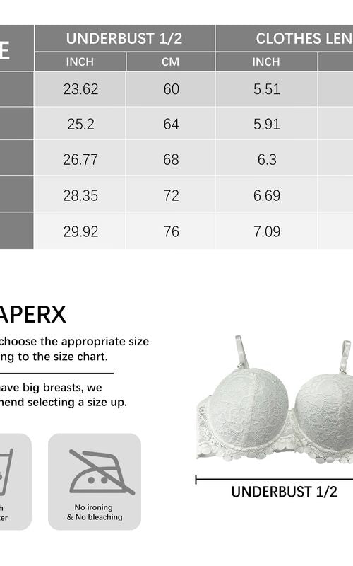 Breathable Detachable Strap Underwear, Comfortable, Sexy Lace, Perfect Fit ,1pcs