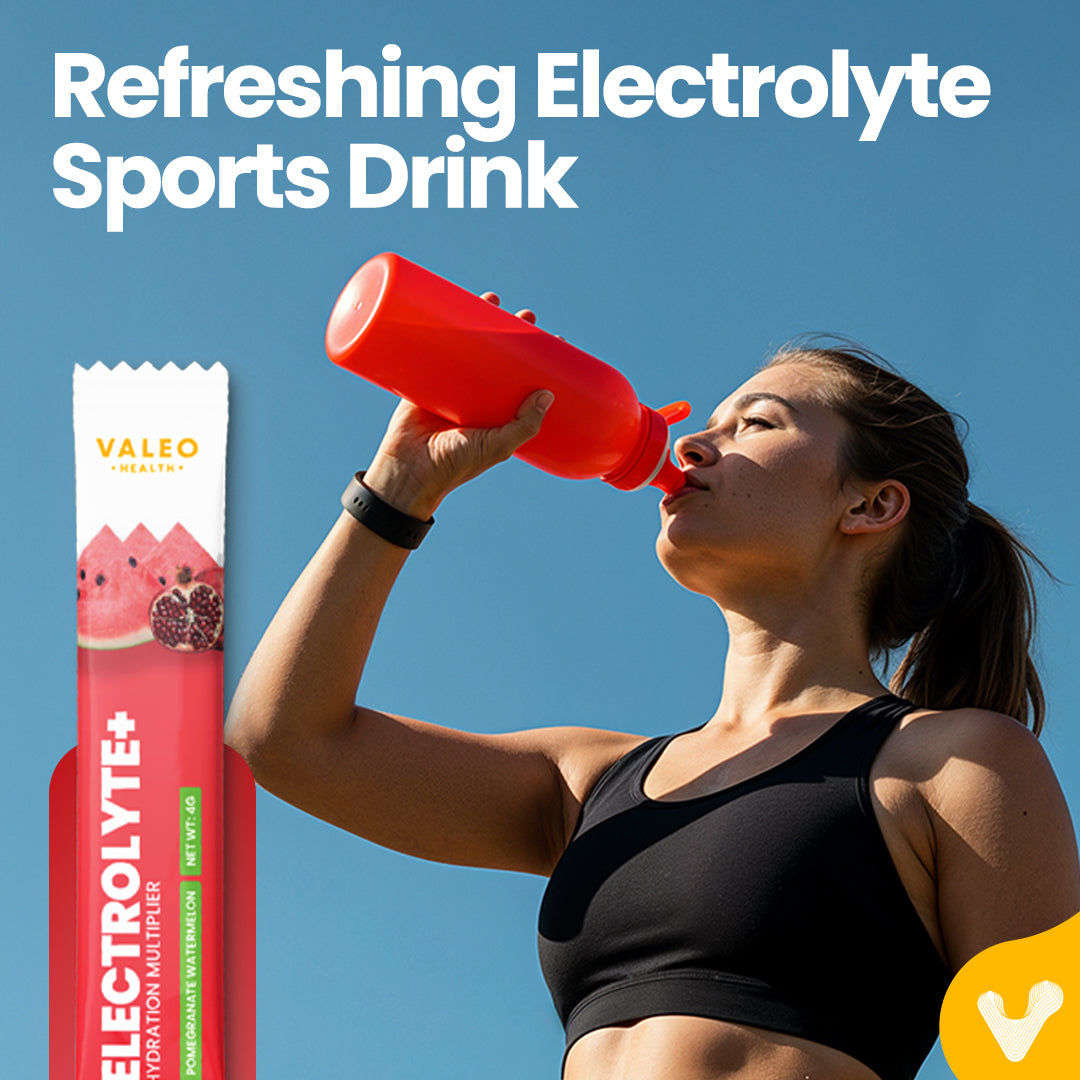 Valeo Hydration Electrolyte+ Pomegranate and Watermelon Stick Pack 20