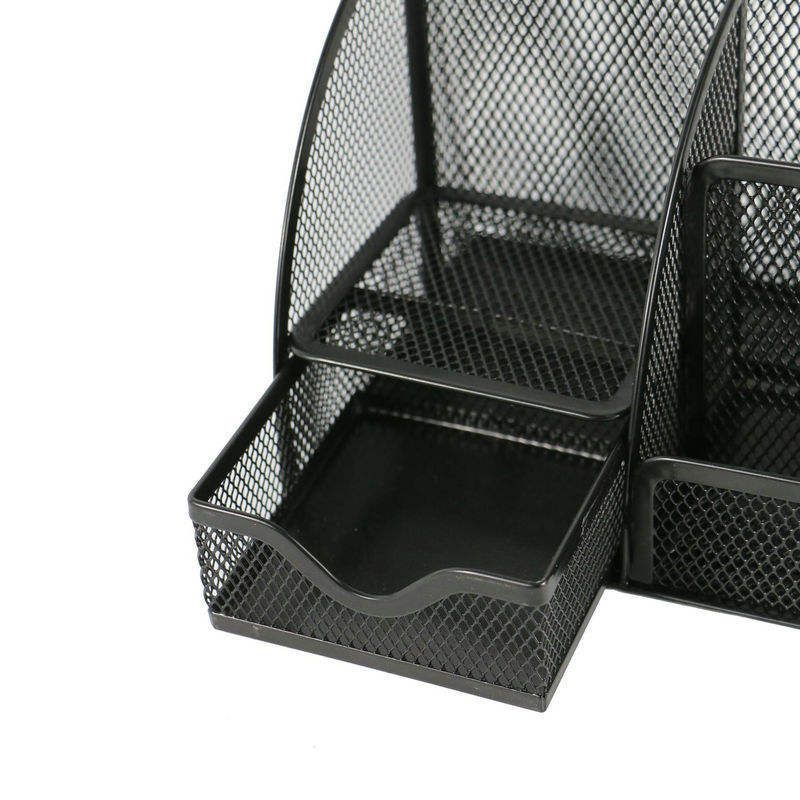 Desk Organizer Table Storage Organizer for Office Desk Pens Bucket Organizer