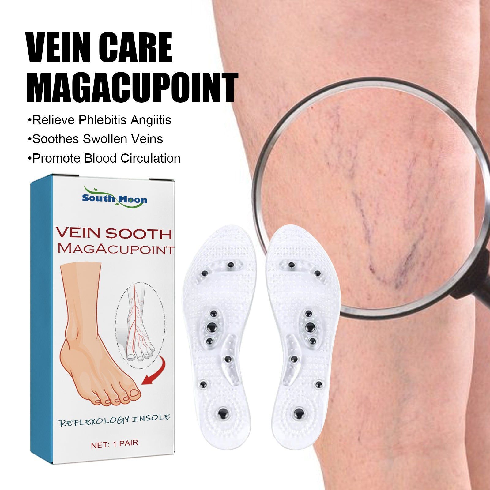 Revitalize Your Legs with Body Care Care Insoles, Relieve Varicose Veins, Boost Circulation ,1pair