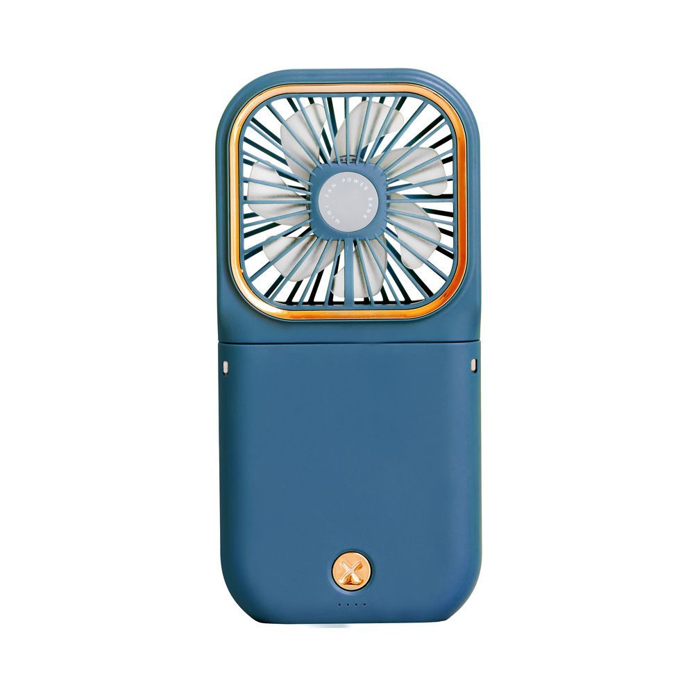 Mini USB Fan Folding Mobile Power Supply Fan Hanging Neck Electric Fan Desktop Phone Holder