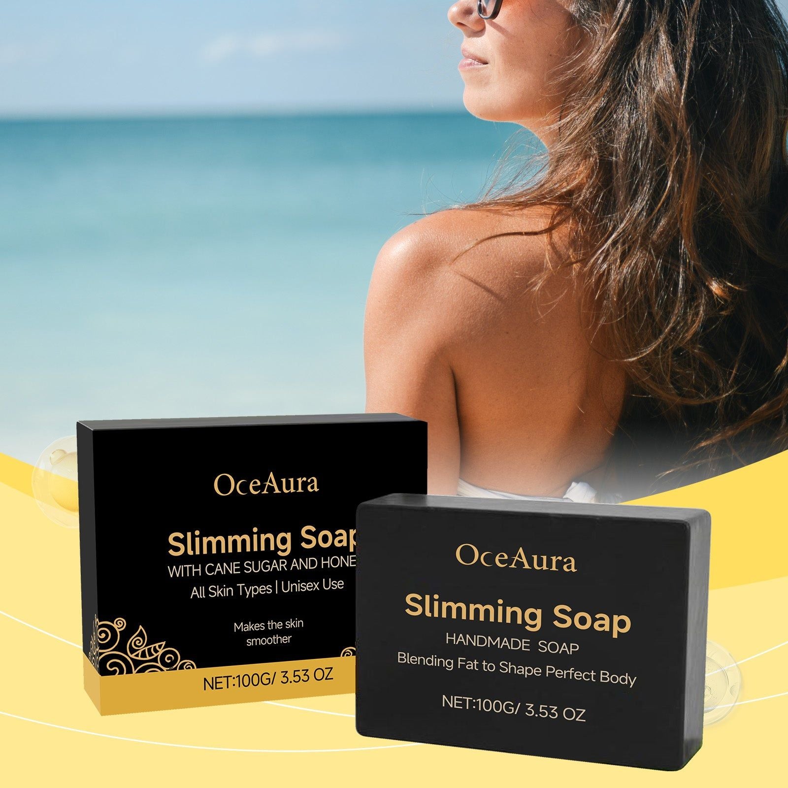 Daily Body Bath Soap, Softening, Cleansing, Skin Care, Household, Gentle Massage ,100g