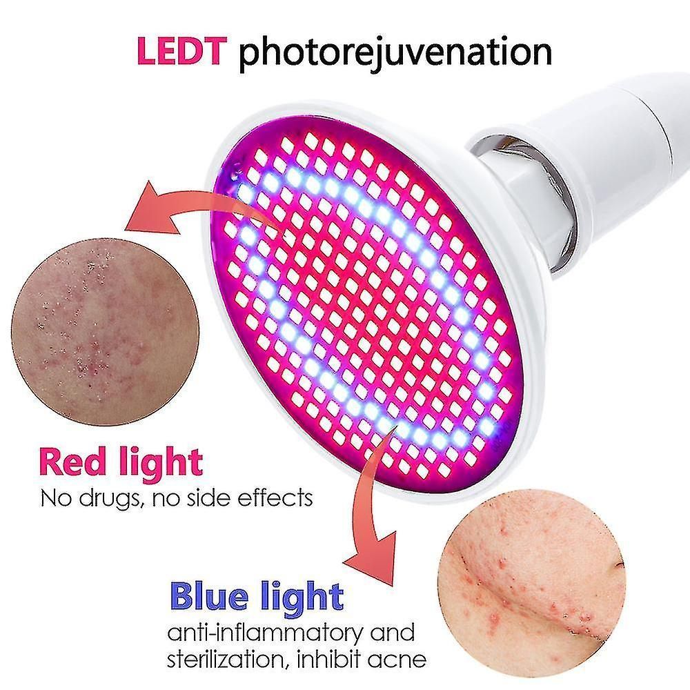 660nm 850nm Red Light Therapy Full Body Beauty Light Lamp Facial Rejuvenating Skin Care Infrared 200leds Physical Acne Treatment