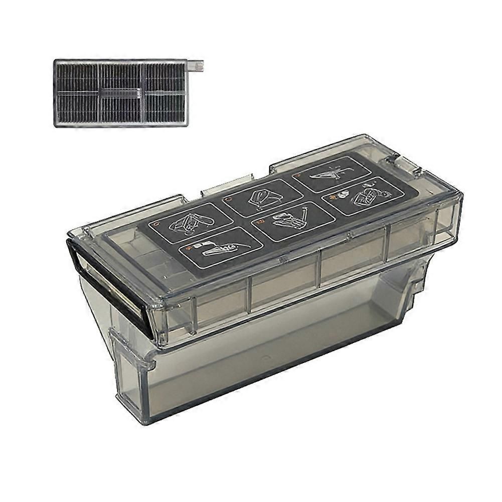 Dust Box with Filter Replaceable for Dreame X50/X50Pro/X50s/X50sPro Tracked Version Vacuum Cleaner Parts Dust Trash Box