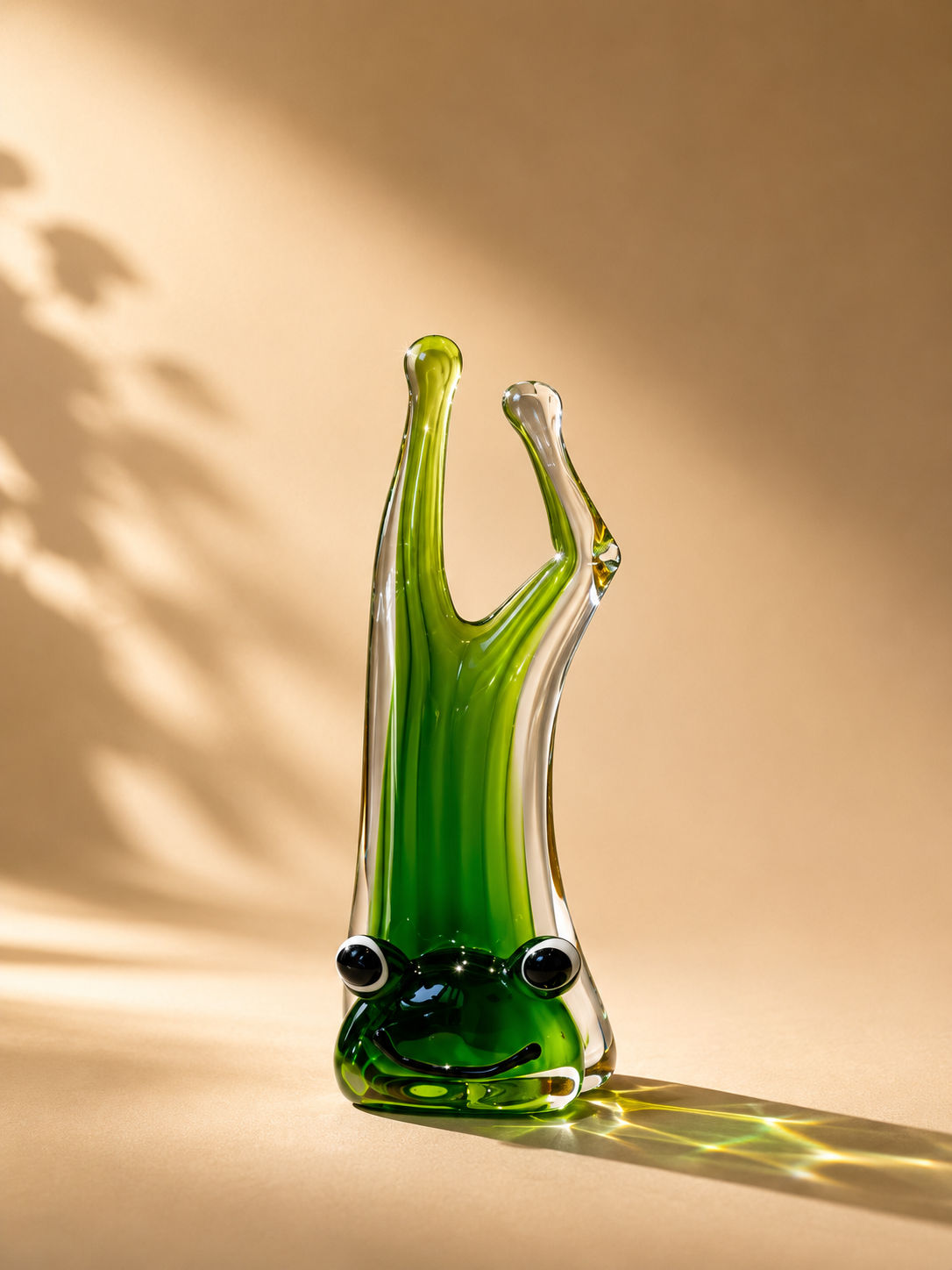 Tati deco Murano glass frog design