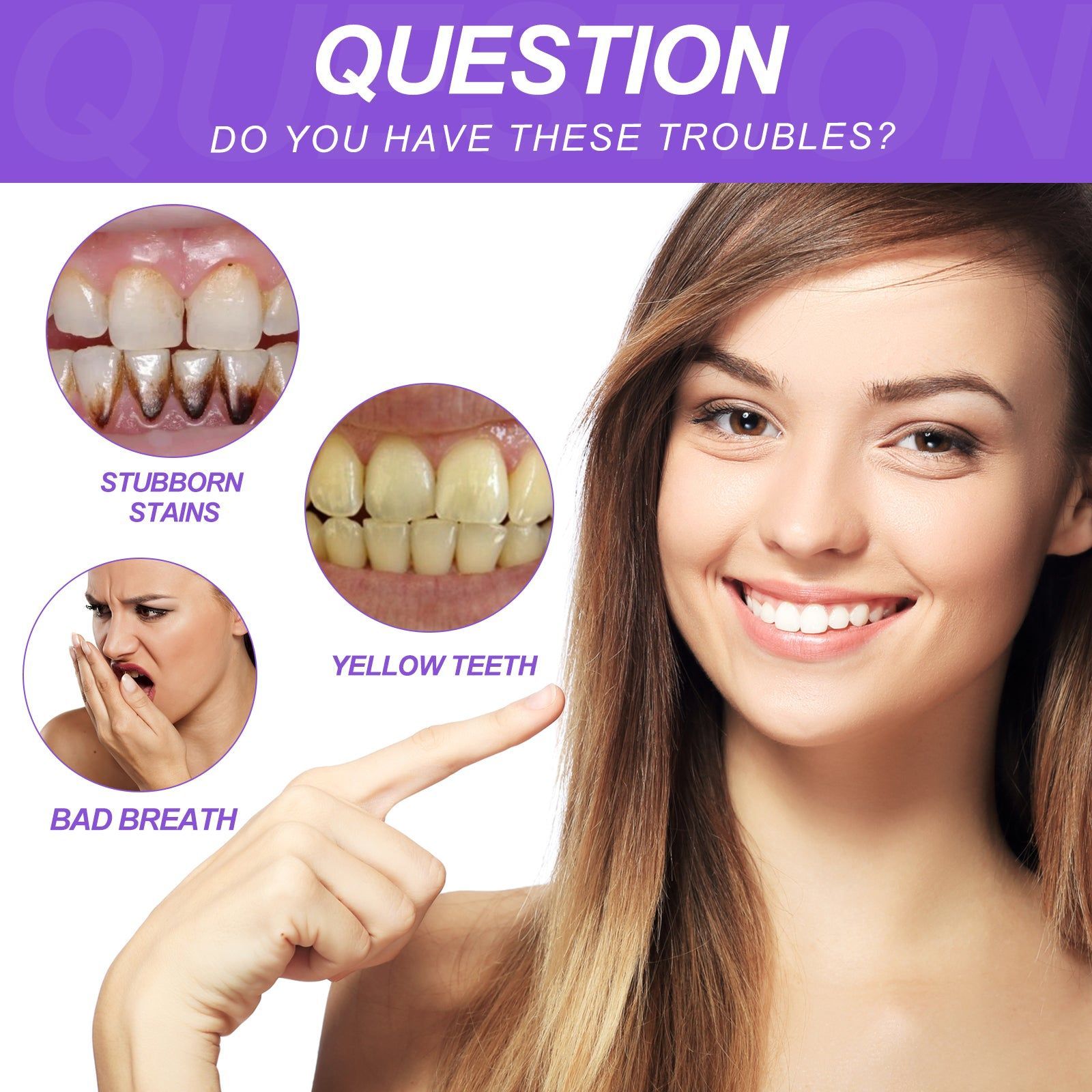 Brighten Your Smile, Freshen Breath, Gentle Teeth Whitening Serum for Sensitive Gums ,30ml