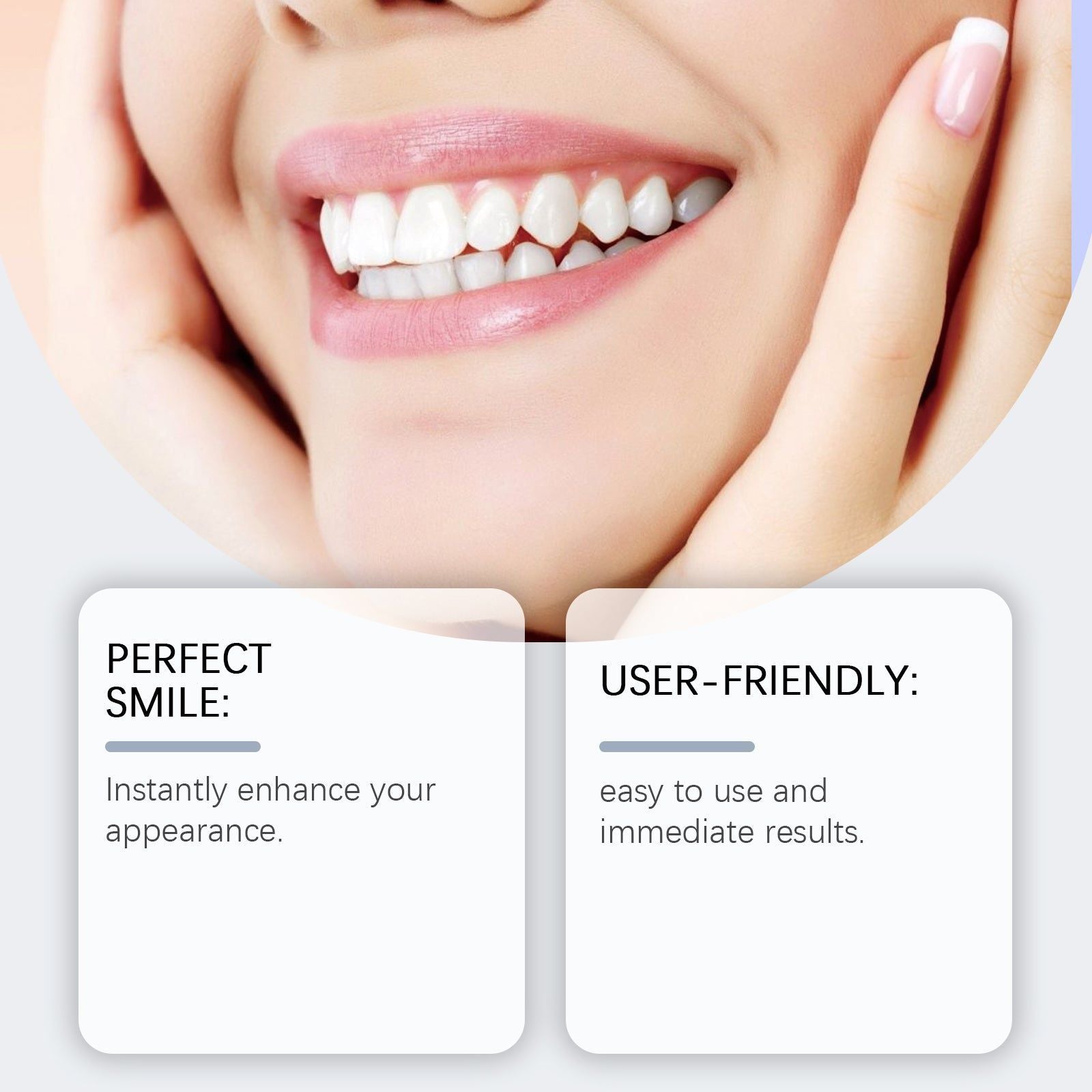 Enhance Your Smile Instantly, Beautiful Teeth Denture Cosmetic Set for Perfect Look ,1 set