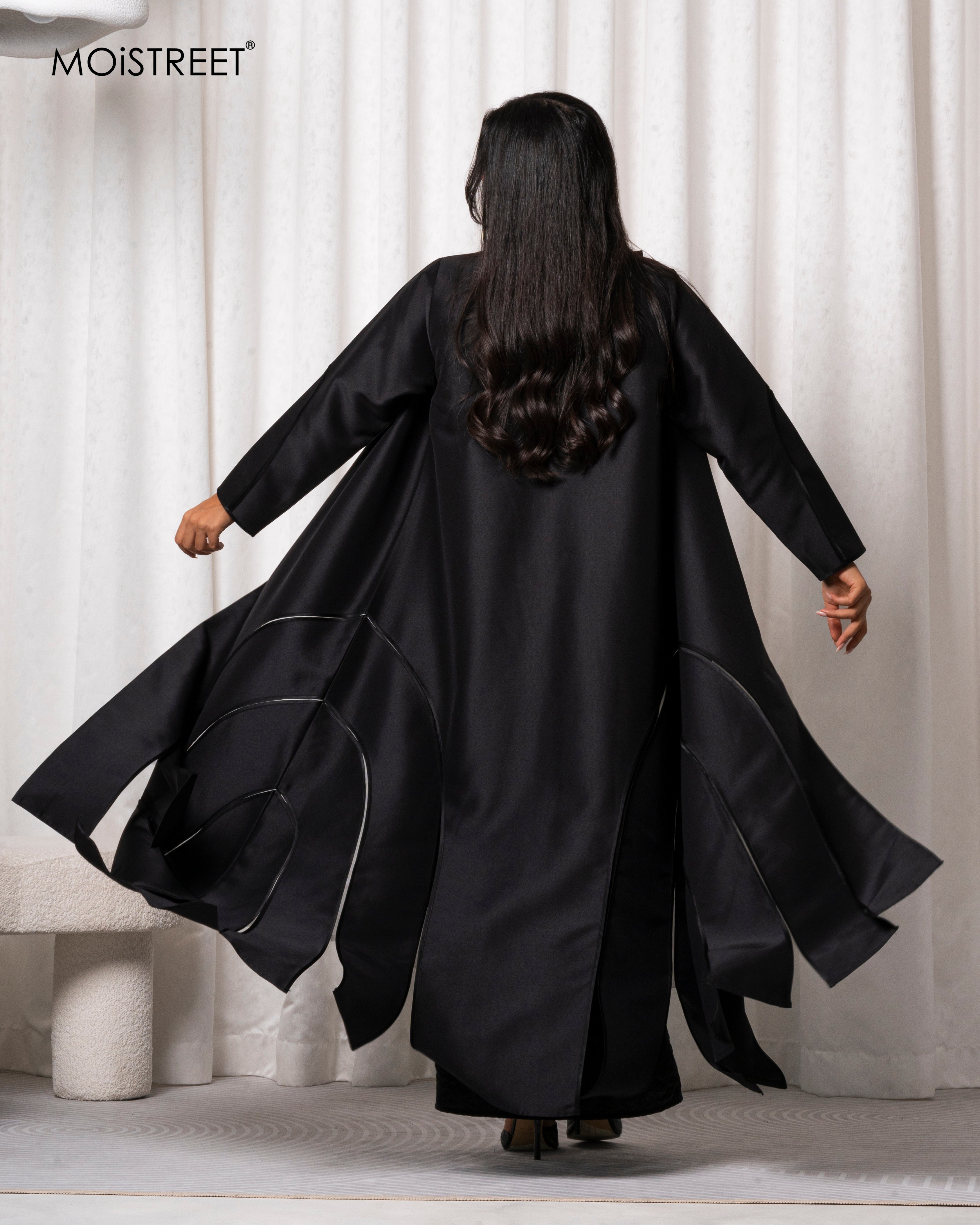 MOiSTREET Handmade Victoria Satin Abaya