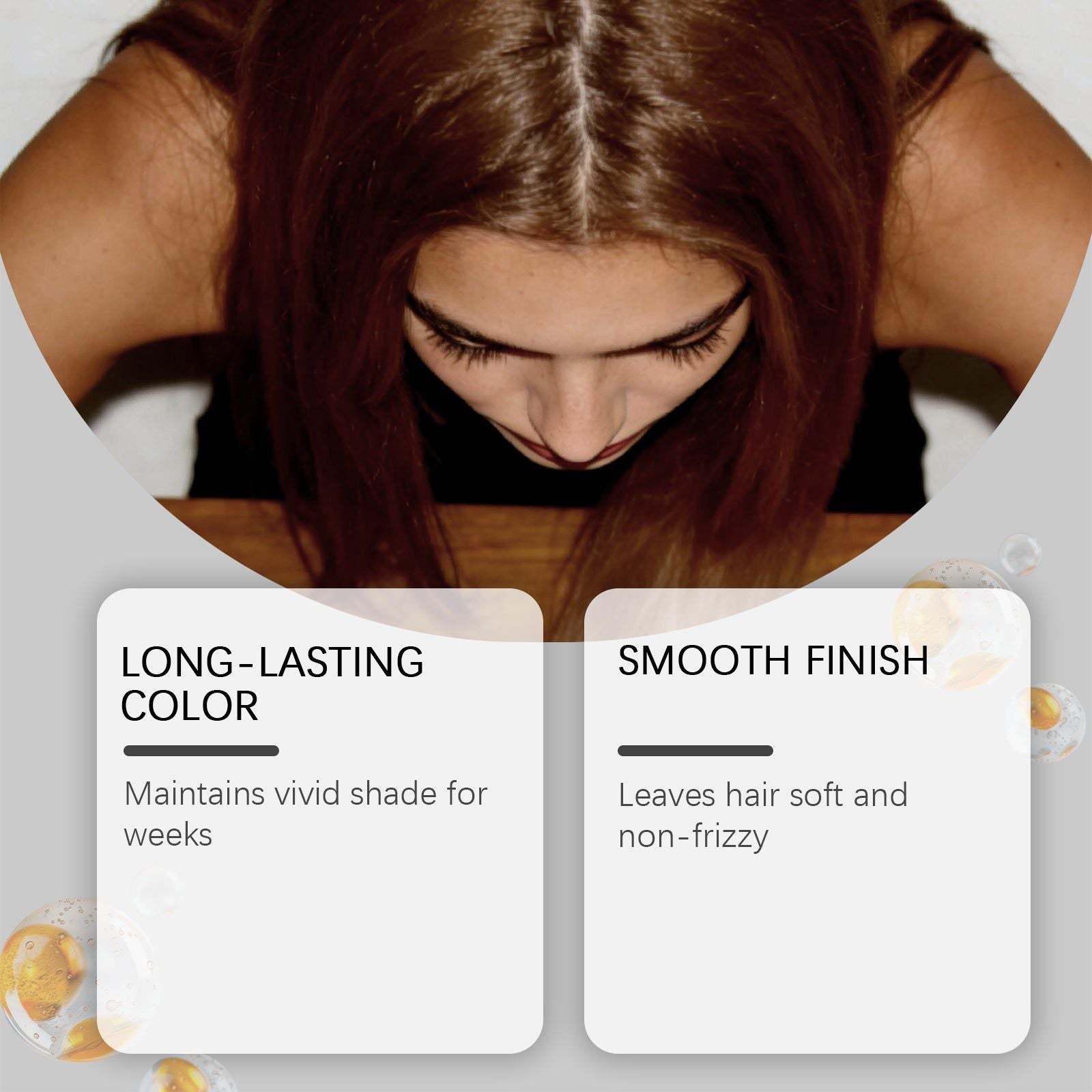 Coffee Hair Conditioner, Plant-Based, Bright Color, Soft Hair, Daily Use ,100ml