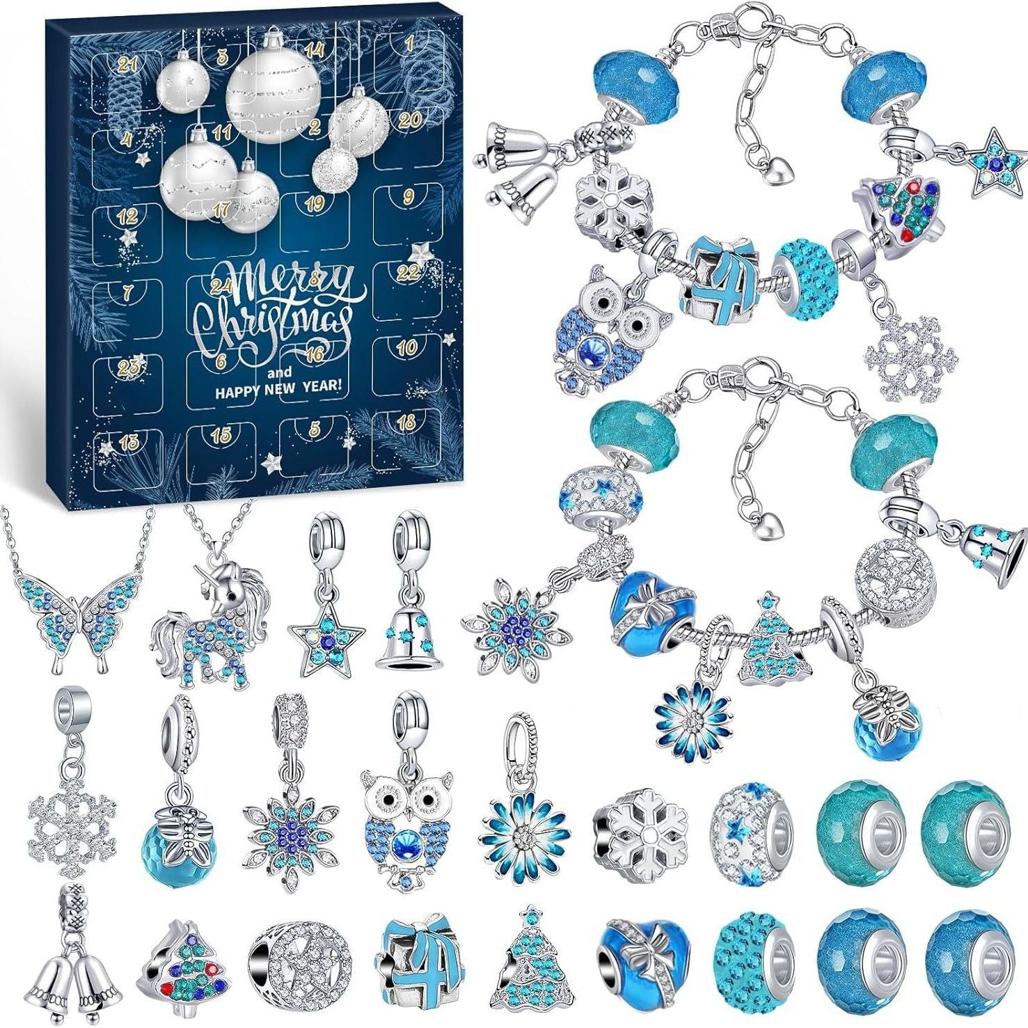 Advent Calendar Christmas Calendar DIY Jewellery Christmas Gift Set for Girls