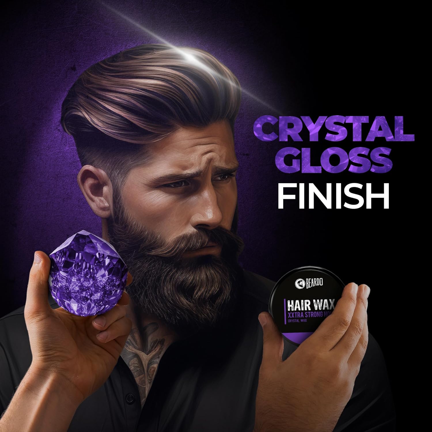 Beardo Xxtra Strong Hold Hair Wax 100g