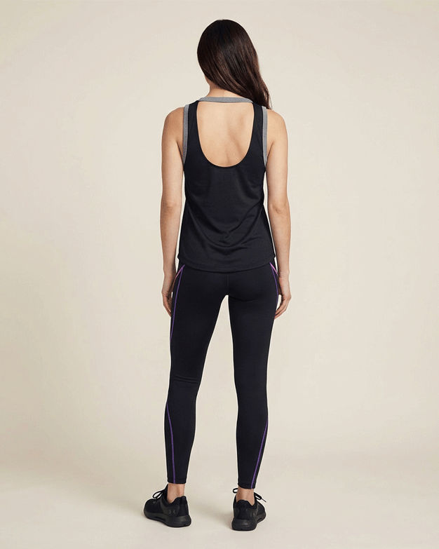 Under Armour Black, Grey & Pink Training Tank
