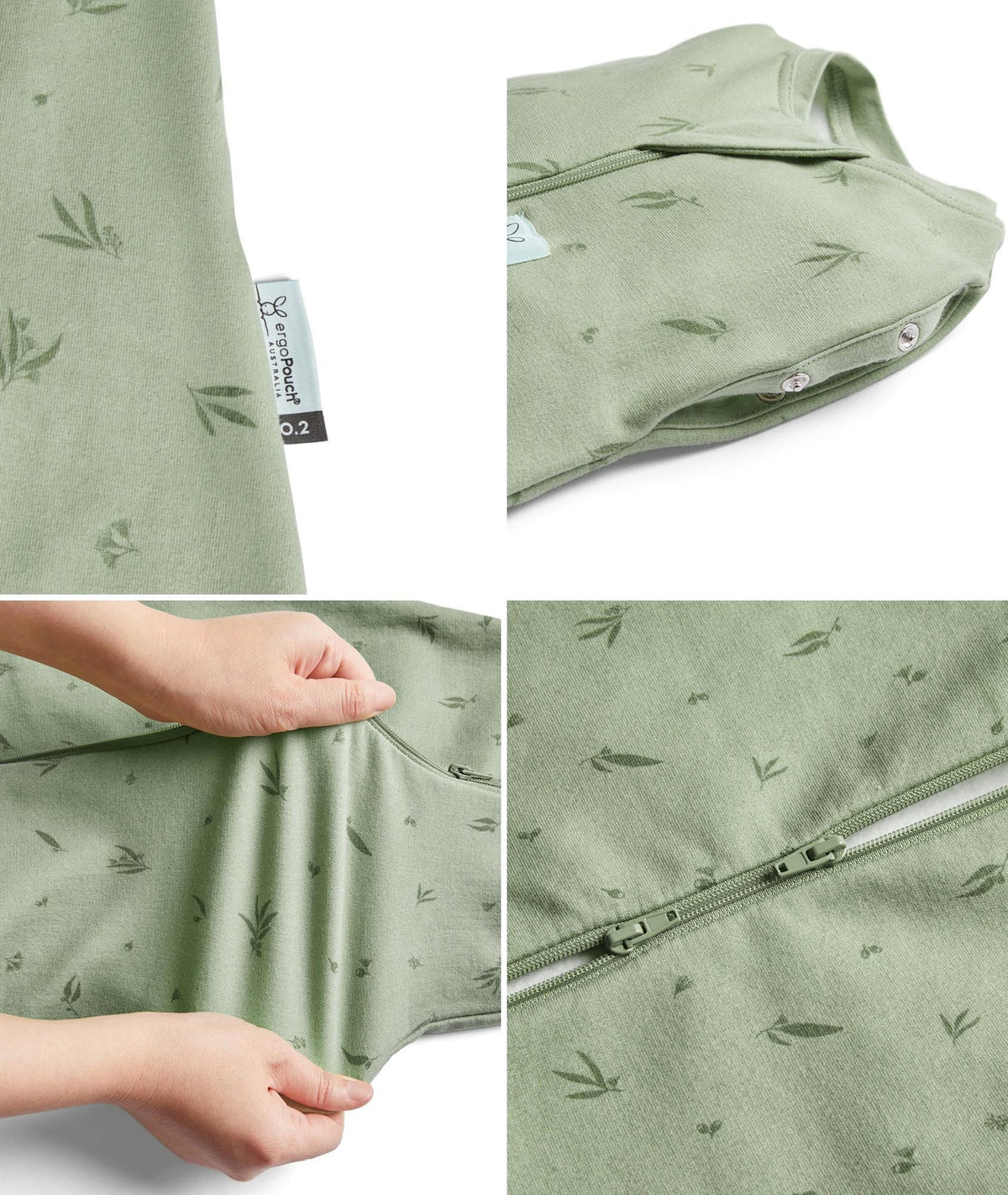 Ergo Pouch - Cocoon Swaddle Bag -TOG(0.2)-Petite Pretzel