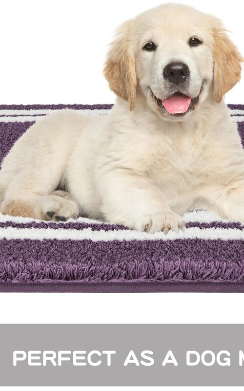 AIESY® Non-Slip Super Absorbent Quick Dry Shaggy Microfiber Bath Mat