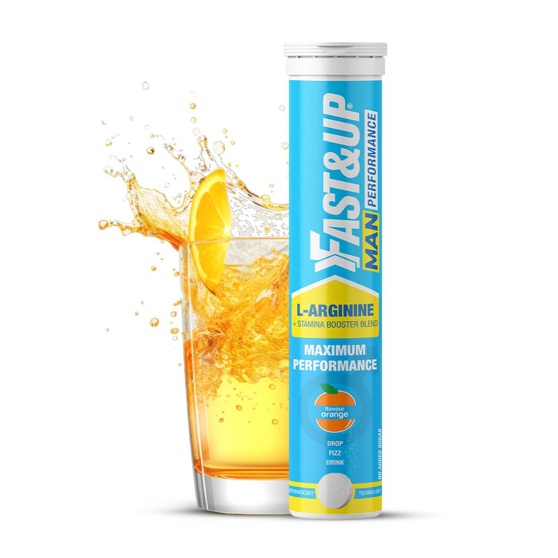 Fast & up Man Performance - Enhanced Performance- Orange