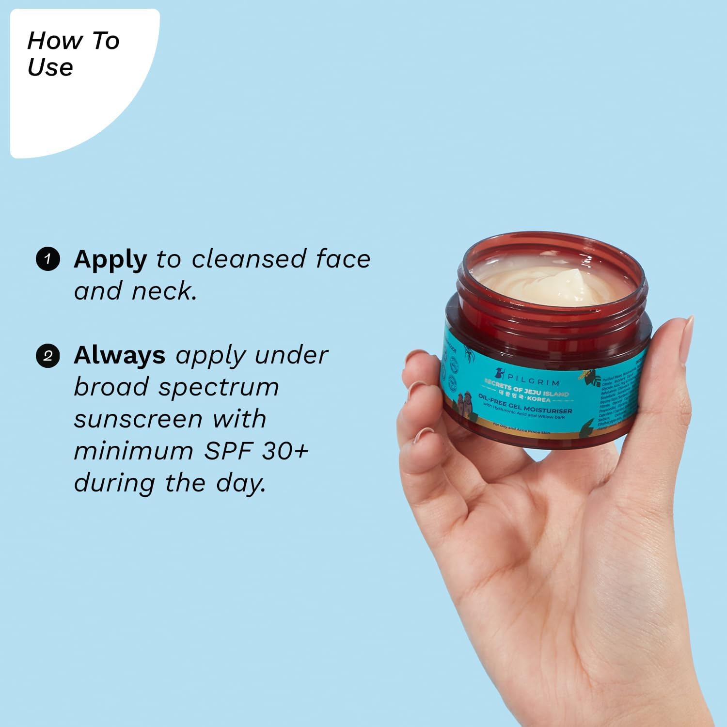 Pilgrim Korean Oil free Gel Moisturizer 50gm