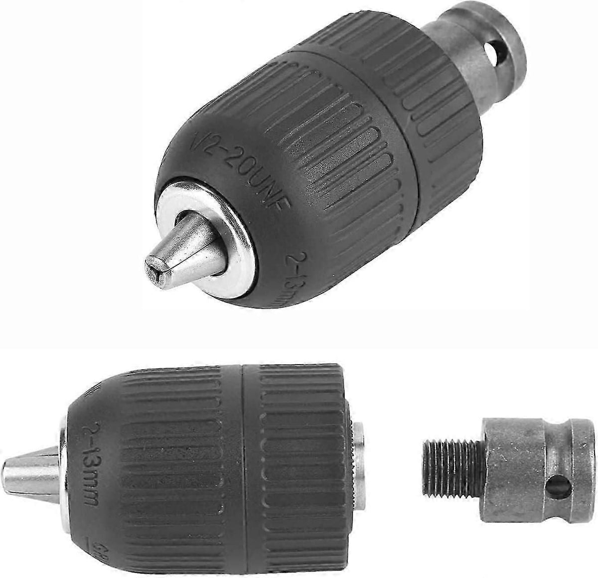2-13mm Keyless Chuck 1/2-20unf Keyless Chuck With Sds Plus Adapter Drill Accessories