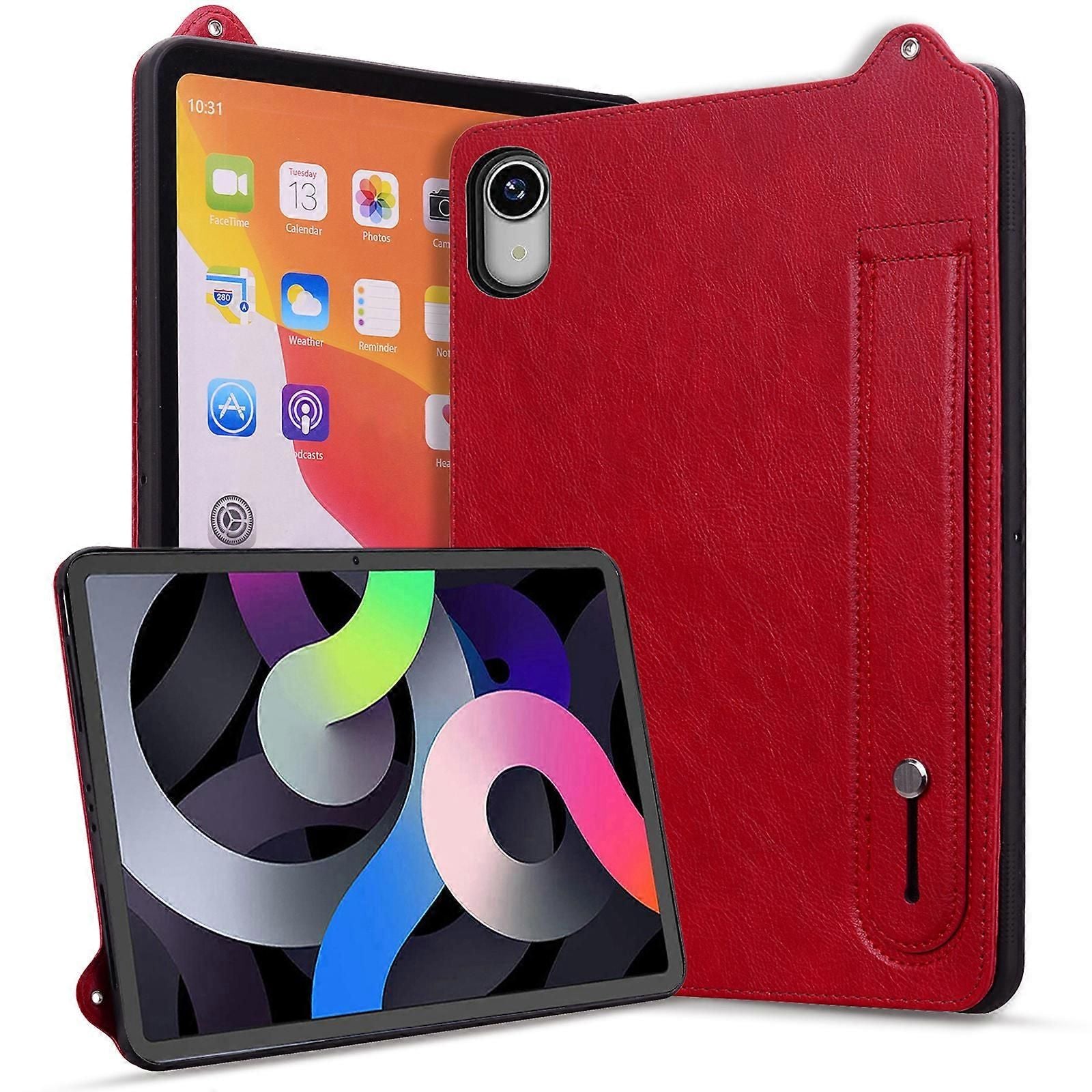 Kickstand Leather Case with Hand Strap for Lenovo Tab P11