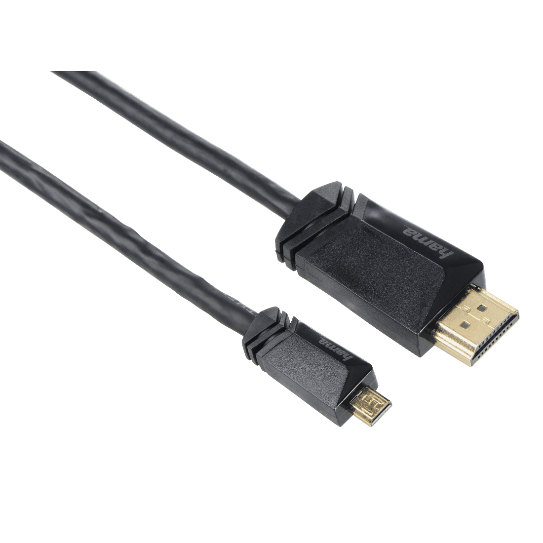 HAMA 122120 HIGHSPEED HDMI™ CABLE,TYP A PLUG-TYP D PLUG(MICRO),E-NET,1.5M