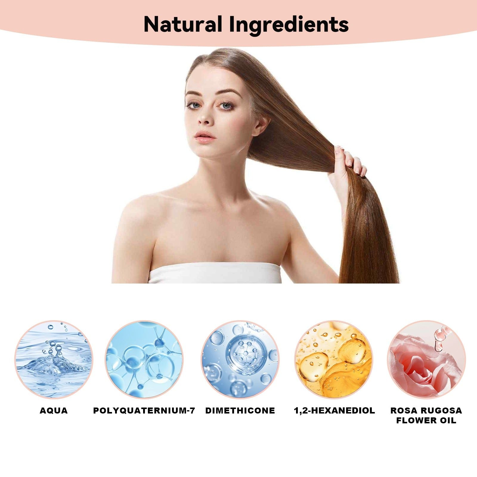 3 Seconds Straight Hair Cream, Smooth, Frizz-Free, Nourishing, Hair Repair ,150ml