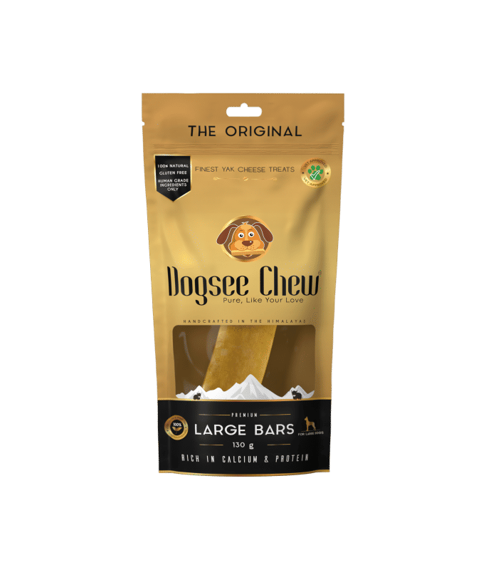 Dogsee Large Bars: Long-Lasting Dental Chews for Large Dogs -130g