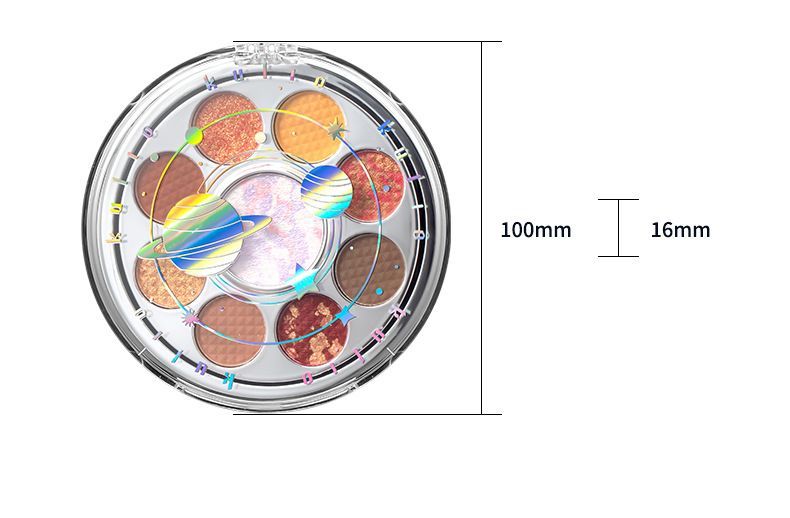 Nine Colors Eyeshadow Palette Starry Matte Pearlescent Color Eyeshadow Palette
