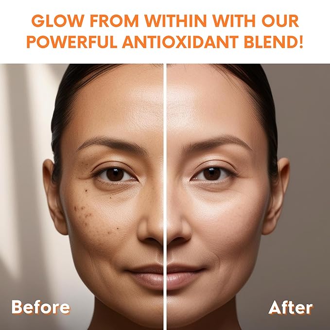 Vedapure L-Glutathione Effervescent Tablets with Vitamin C & E 15 Orange-Flavored Tablets