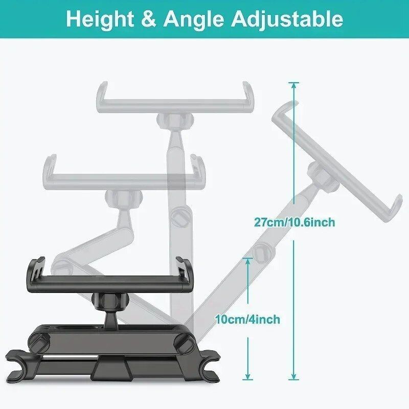 Car Headrest Tablet Holder Universal ipad Car Backseat Mount Trip Stand