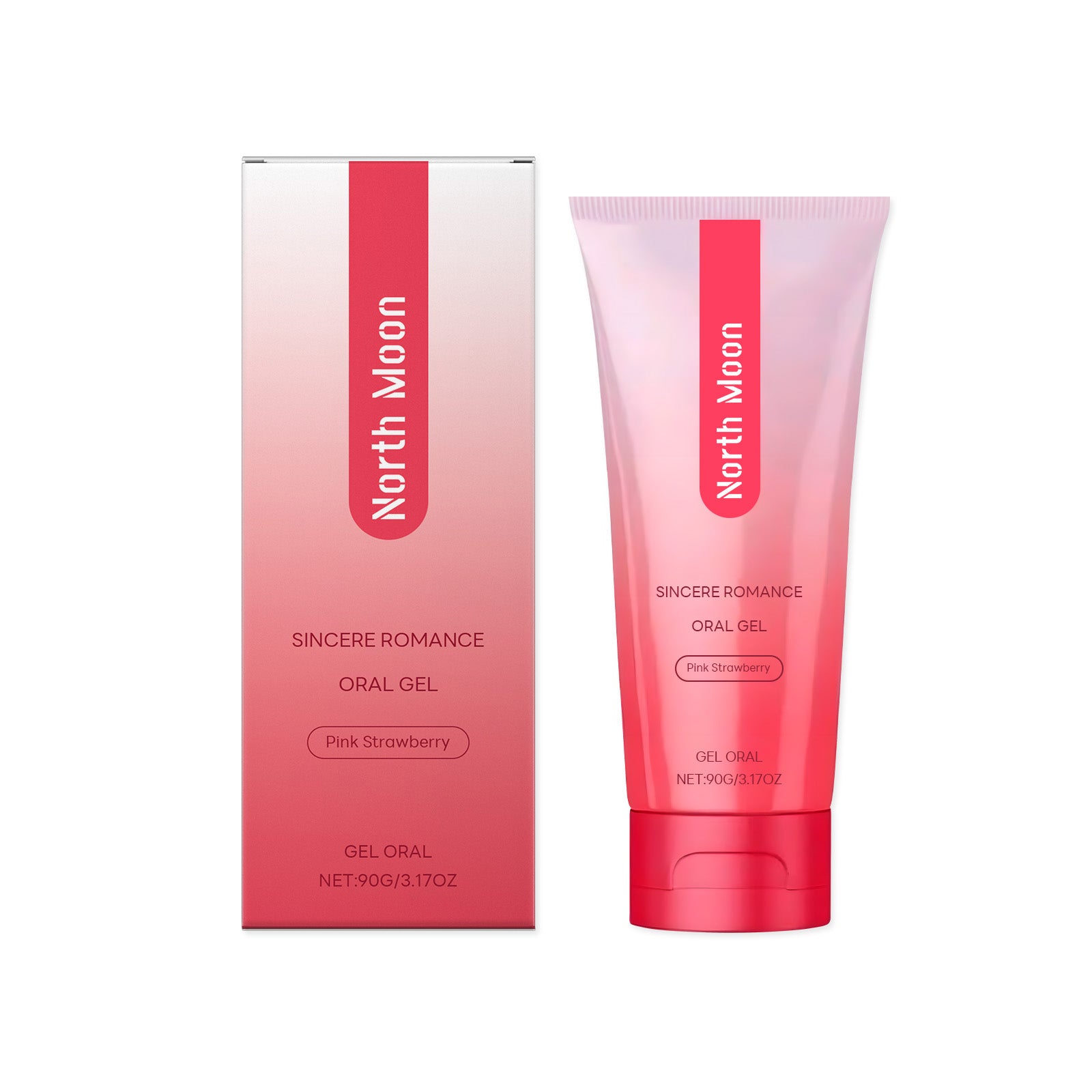 Body Care Gel, Moisturizing Oral Discomfort Relief, Gag Reflex Reduction, Strawberry Aroma, Gentle, Daily Use ,90g
