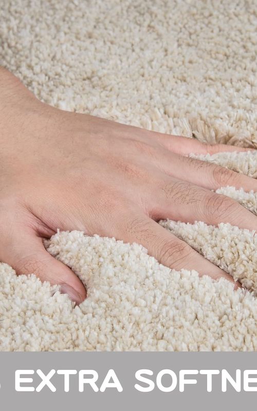 AIESY® Non-Slip Super Absorbent Quick Dry Shaggy Microfiber Bath Mat
