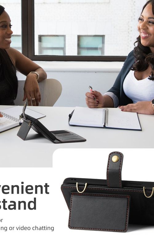 PU Leather Wallet Case Multifunction Magnetic Phone Case For iPhone 13 14