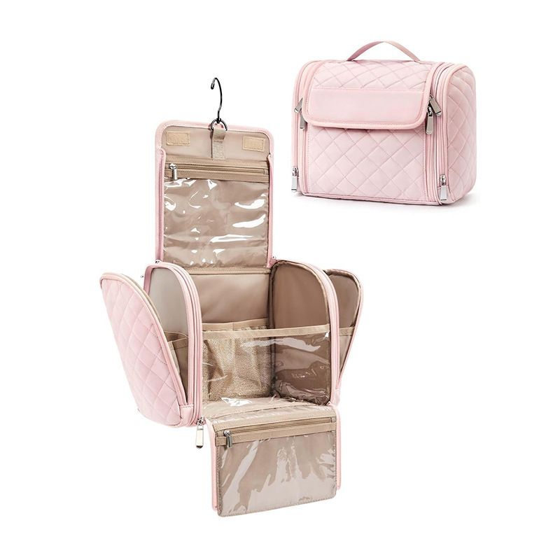 Makeup Bag Large Capacity Portable Organizer Travel Case for Toiletries Cosmetics
