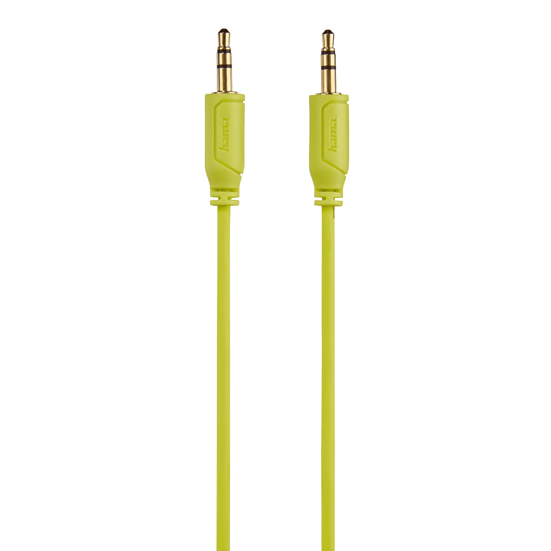 Hama 135782  "Flexi-Slim" 3.5 mm Audio Jack Cable, gold-plated, green, 0.75 m