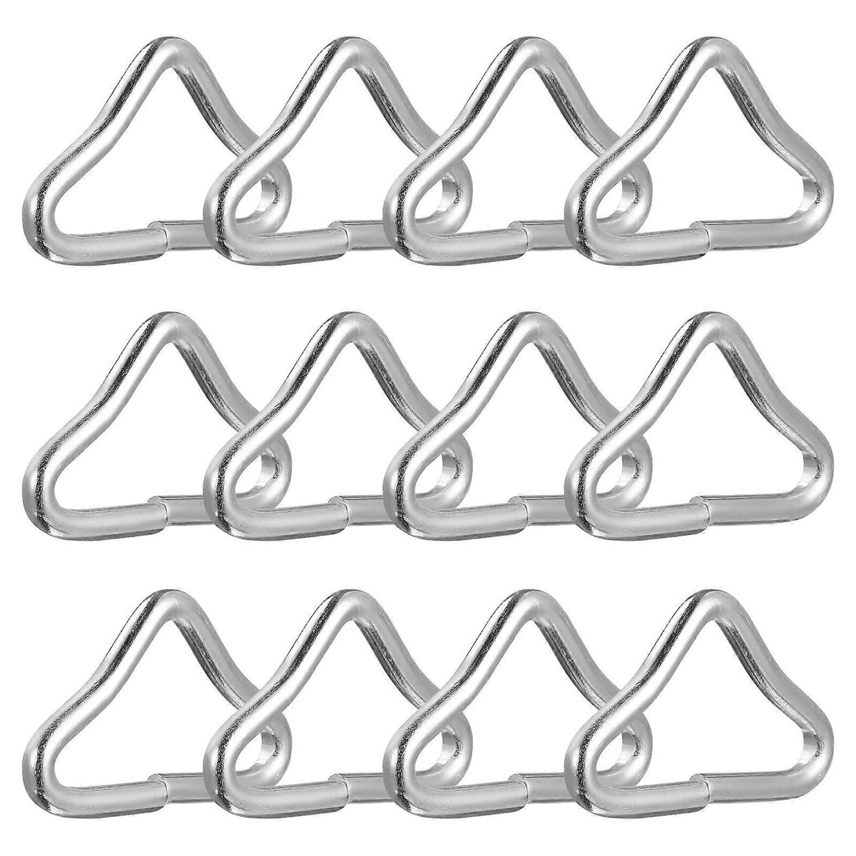 20pcs Trampoline Mesh Triangle Buckles Rust Resistant Repair Parts