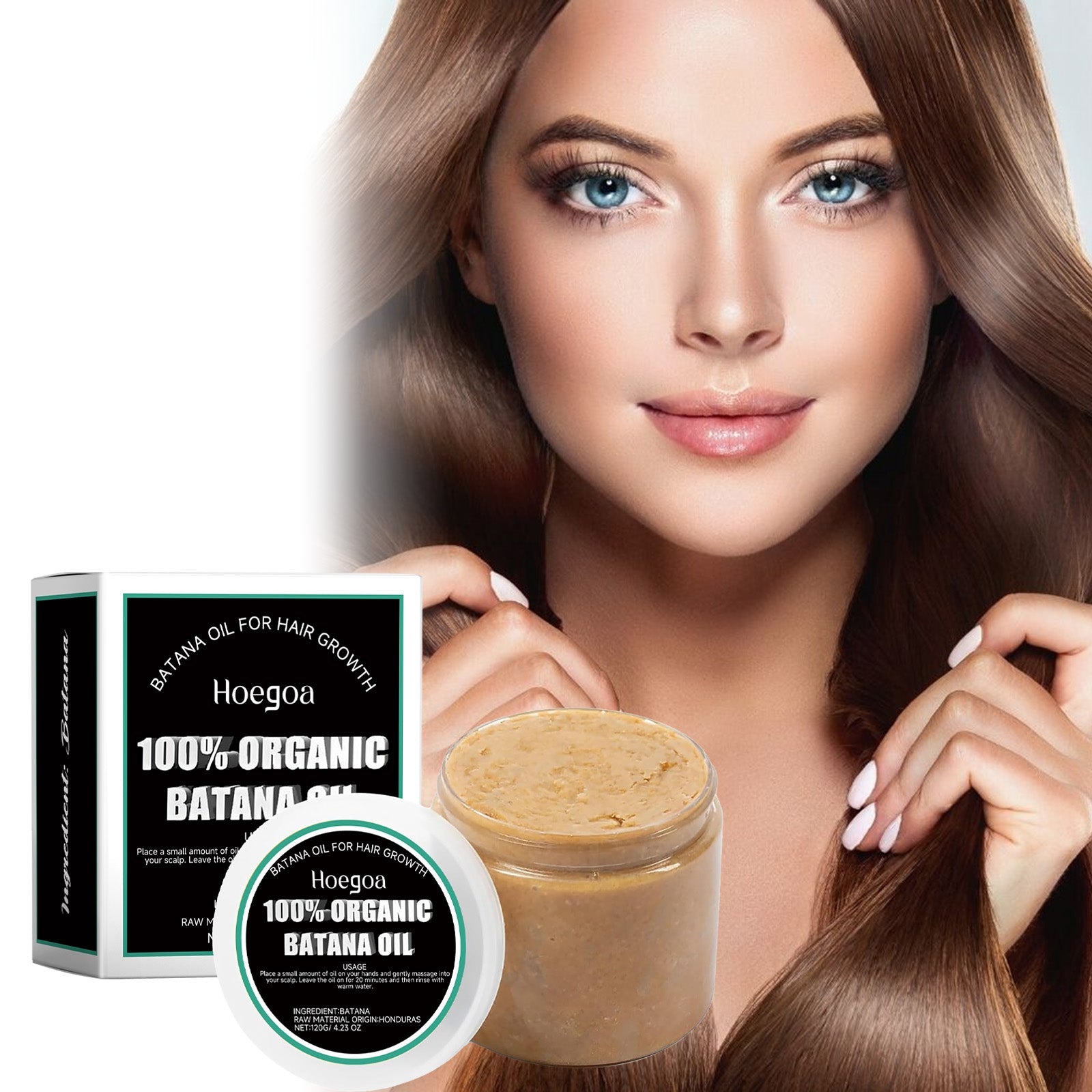 Batana Hair Mask with Vitamin E, Nourishing Hair Care, Repair & Moisturize ,120g