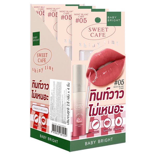 SWEET CAFE SHINY TINT 2.8G BABY BRIGHT (M) #05 MONT BLANC CAKE