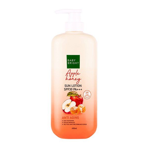 Apple Honey Sun Lotion SPF30 PA+++ 450ml <br/> BABY BRIGHT (B)