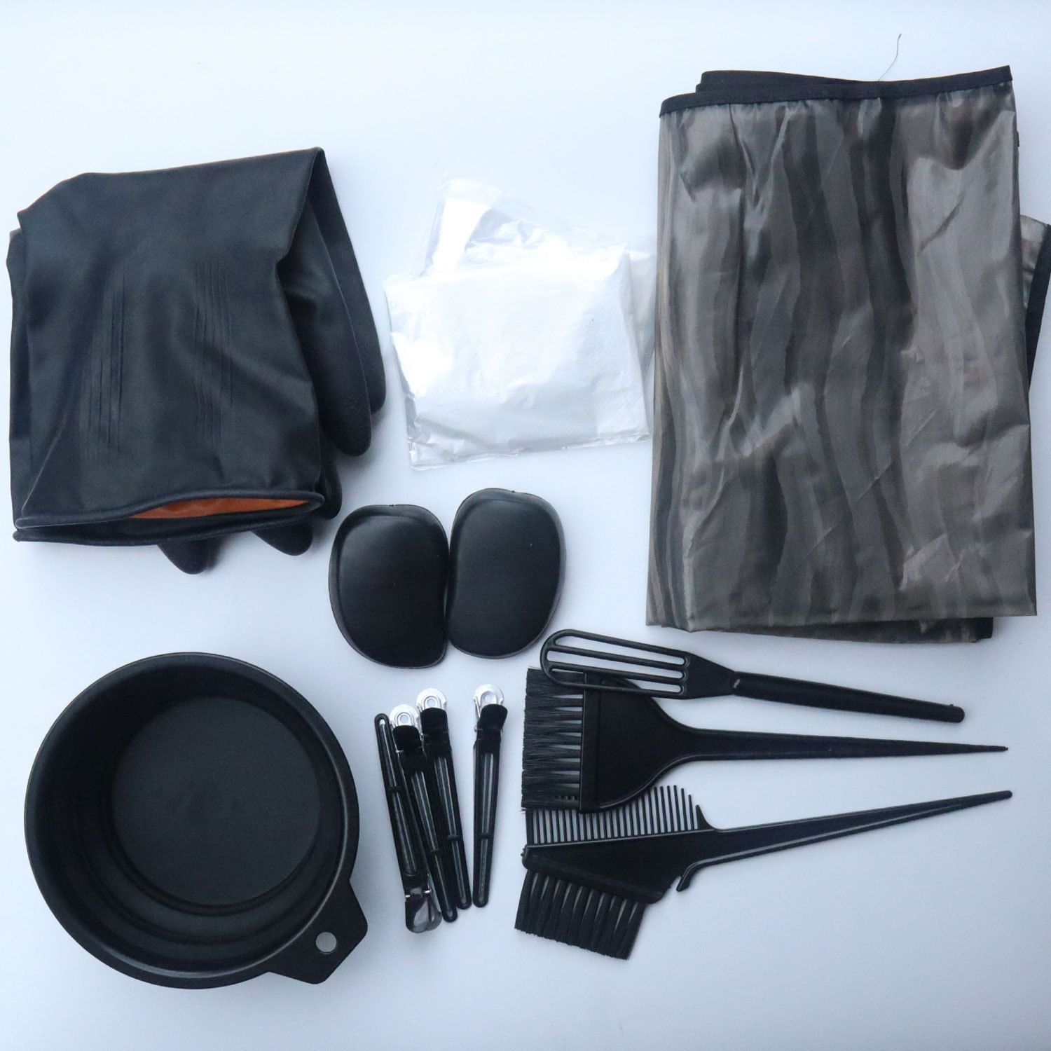 16Pcs Hair Dye Coloring Kit with Bowl, Gloves & Cape