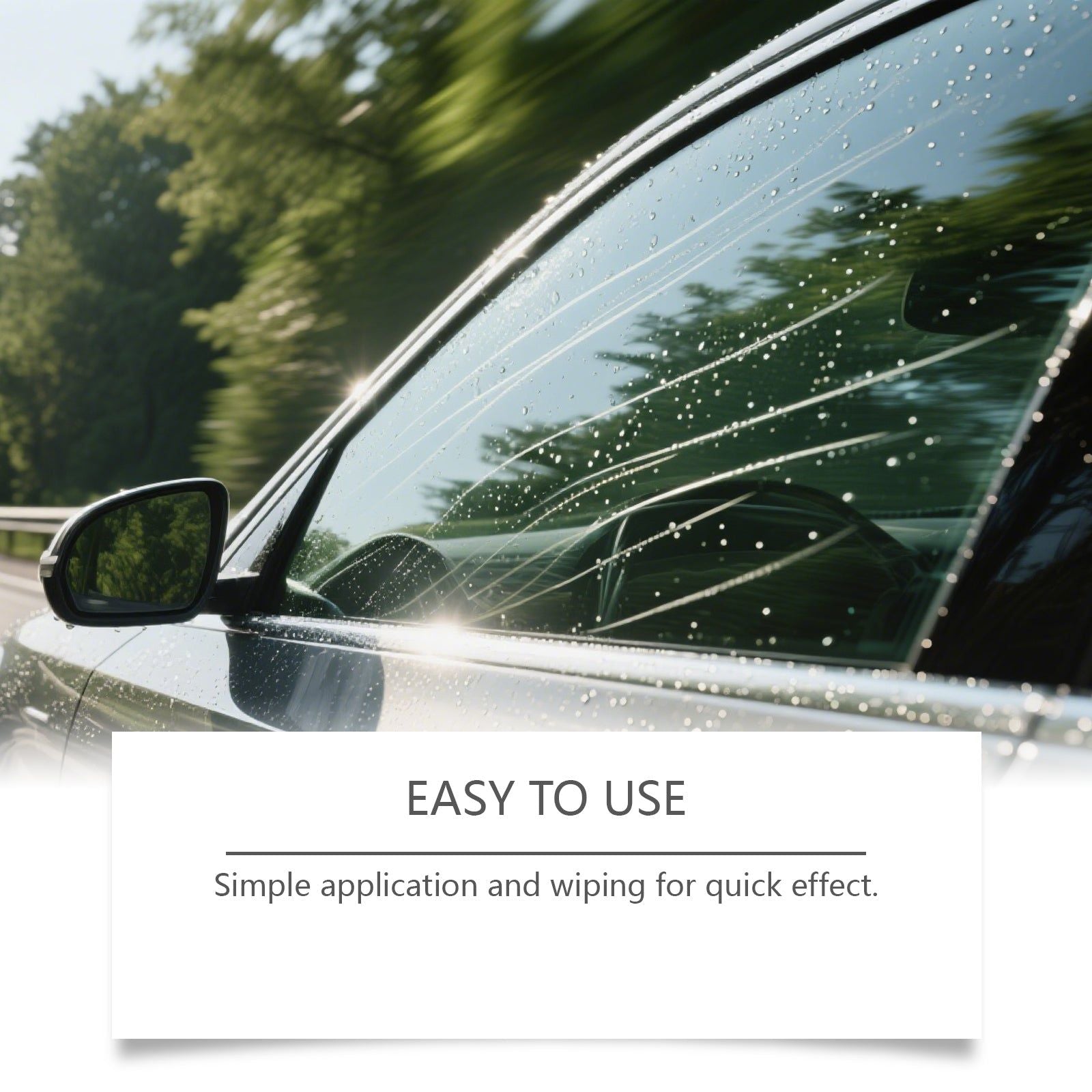 Car Glass Anti-Fog Agent, Water Repellent, Clear Vision, Car Cleaning ,100ml